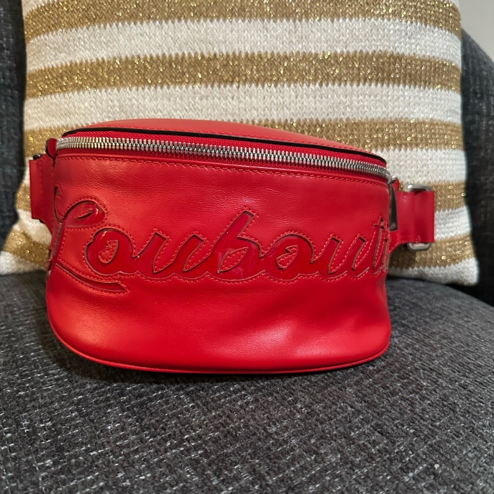 Christian Louboutin Vibrant Red Crossbody Bag